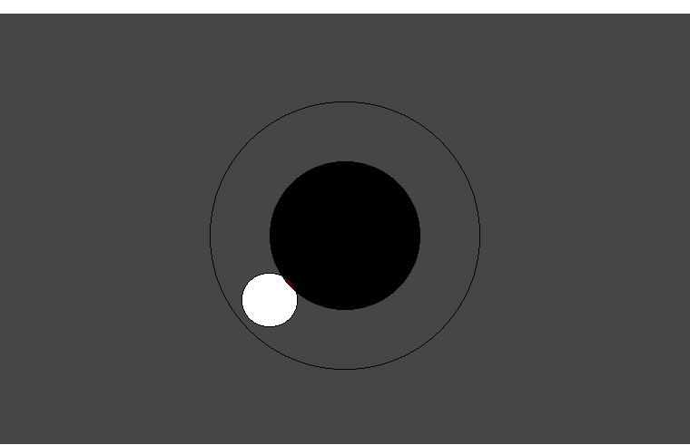 Partielle Mondfinsternis am 06.07.2028, Situation bei Mondaufgang (50° N/10° E)